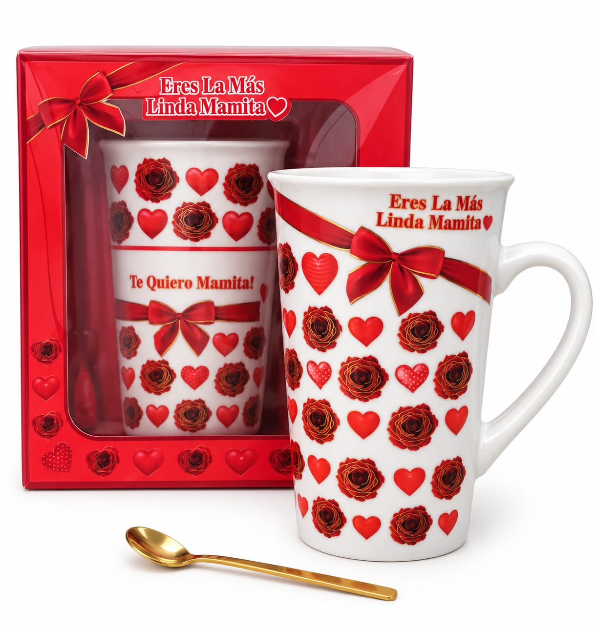 TAZA "ERES LA MÁS LINDA MAMITA"